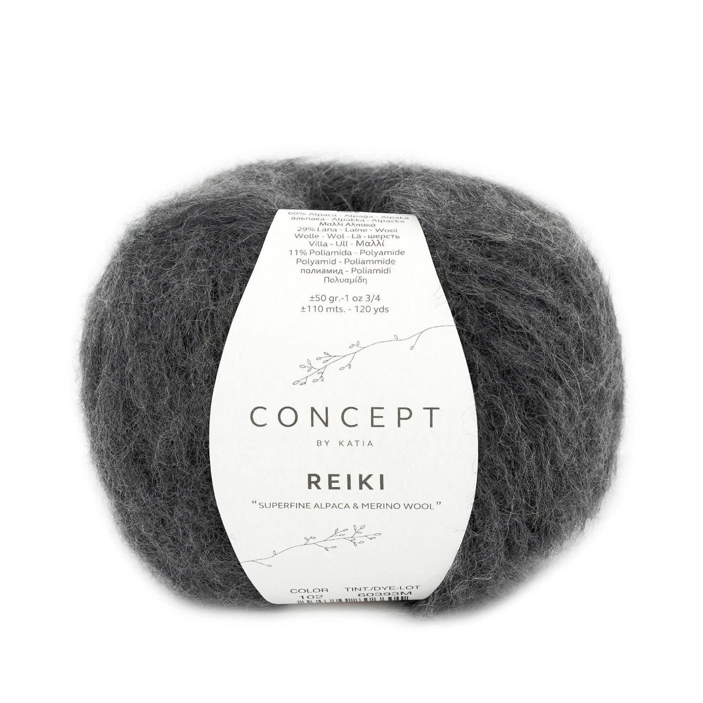 Katia Concept Reiki breigaren donker grijs - perfect voor comfortabele kleding
