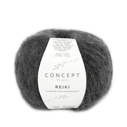 Katia Concept Reiki breigaren donker grijs - perfect voor comfortabele kleding