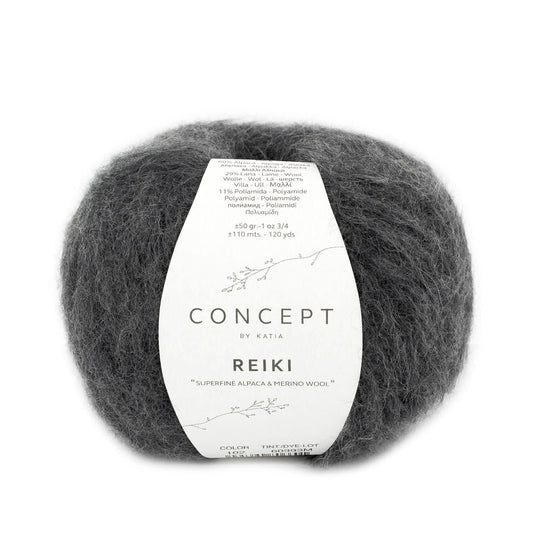 Katia Concept Reiki breigaren donker grijs - perfect voor comfortabele kleding