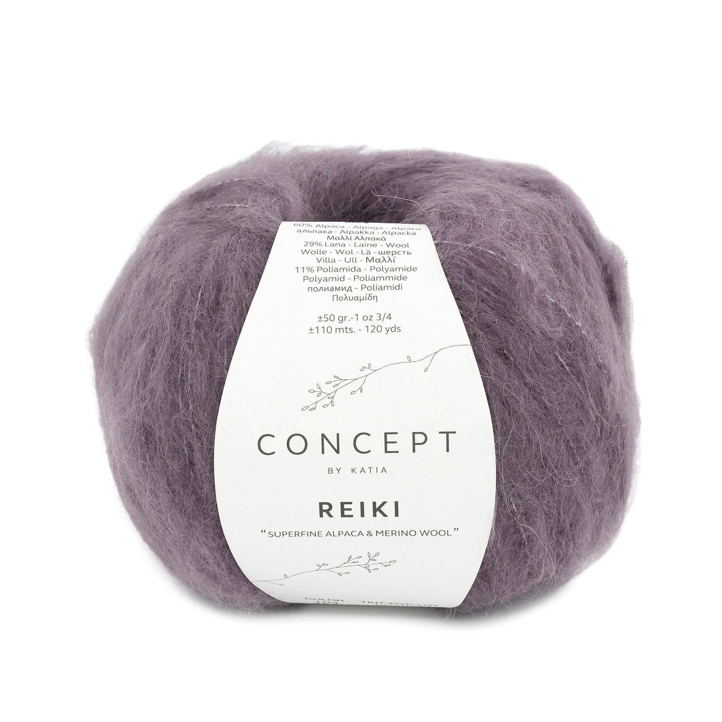 Katia Concept Reiki breigaren parelachtig paars - ideaal voor truien en vesten