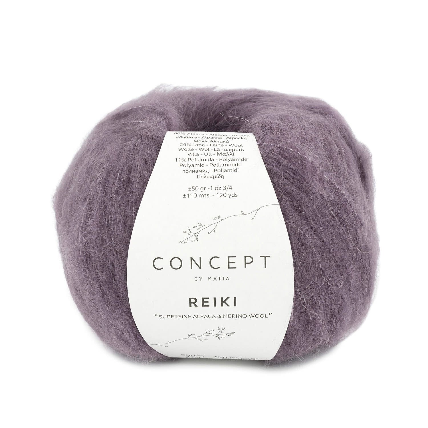 Katia Concept Reiki breigaren parelachtig paars - ideaal voor truien en vesten