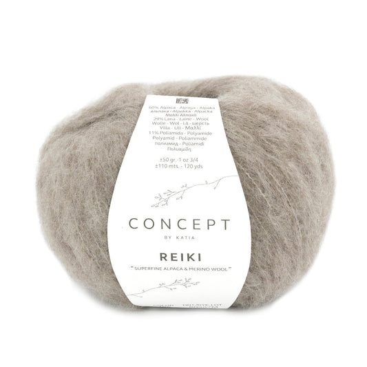 Katia Concept Reiki breigaren beige - perfect voor brei-projecten
