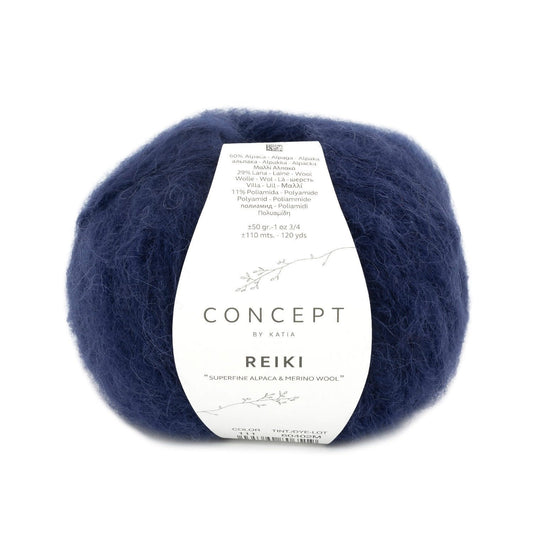 Katia Concept Reiki breigaren donker blauw - perfect voor brei-projecten