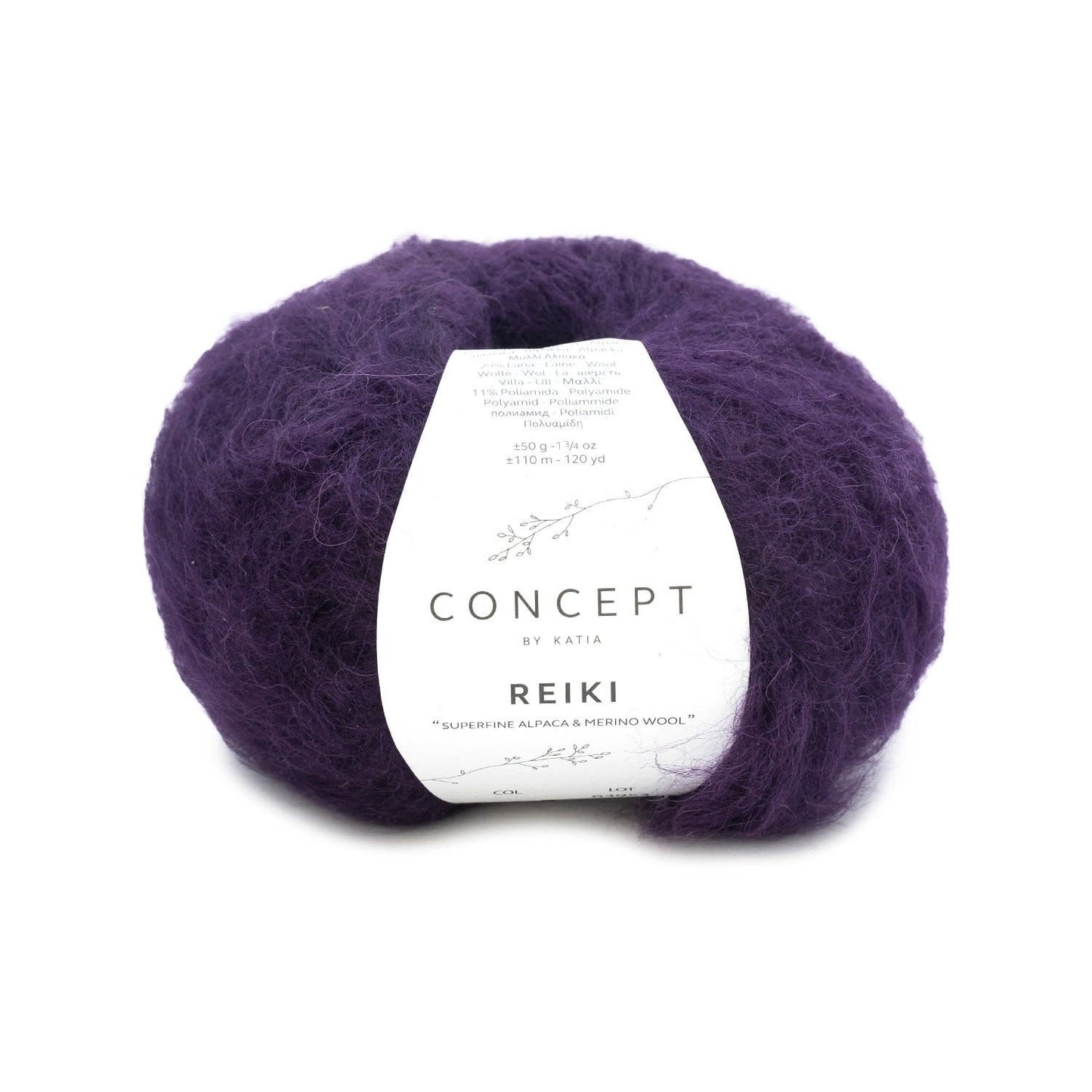 Katia Concept Reiki breigaren oranjebruin - ultra-zachte en warme draad