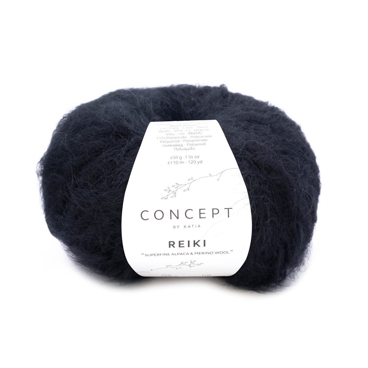 Katia Concept Reiki breigaren wit - luxe Alpaca Merinowol mengsel