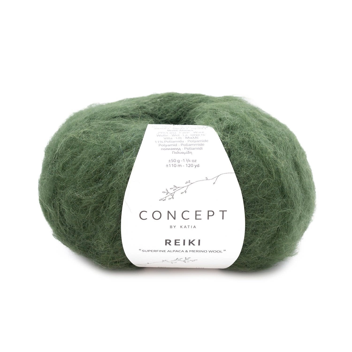 Katia Concept Reiki breigaren wit - luxe Alpaca Merinowol mengsel