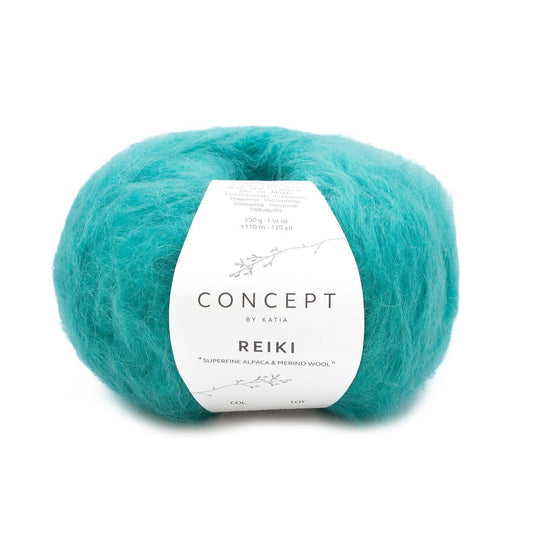 Katia Concept Reiki breigaren wit - luxe Alpaca Merinowol mengsel