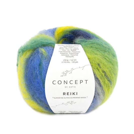Katia Concept Reiki breigaren koningsblauw - luxe breigaren voor zachte kleding