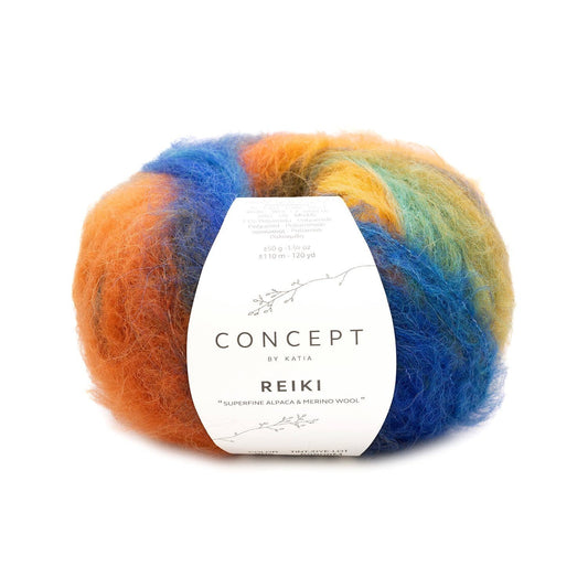 Katia Concept Reiki breigaren wit - luxe Alpaca Merinowol mengsel
