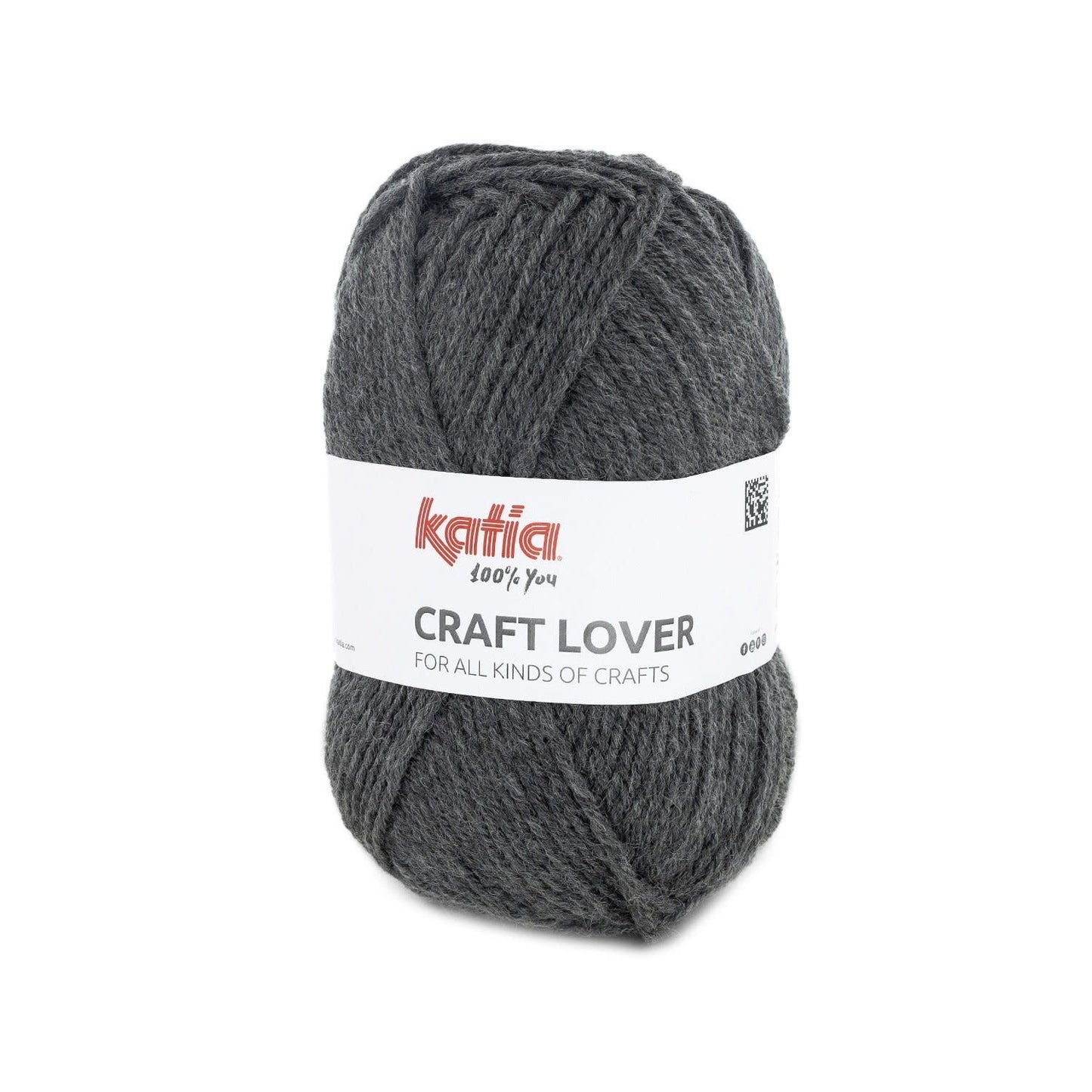 Katia Craft Lover haakgaren donkergrijs - veelzijdig garen voor gebreide truien