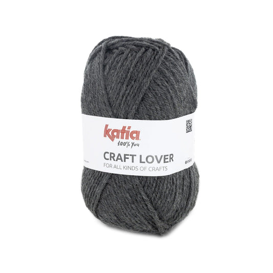 Katia Craft Lover haakgaren donkergrijs - veelzijdig garen voor gebreide truien