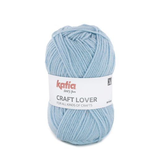 Katia Craft Lover breigaren lichtblauw - prettig om mee te werken