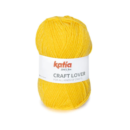 Katia Craft Lover haakgaren geel - warm en zacht voor al je projecten