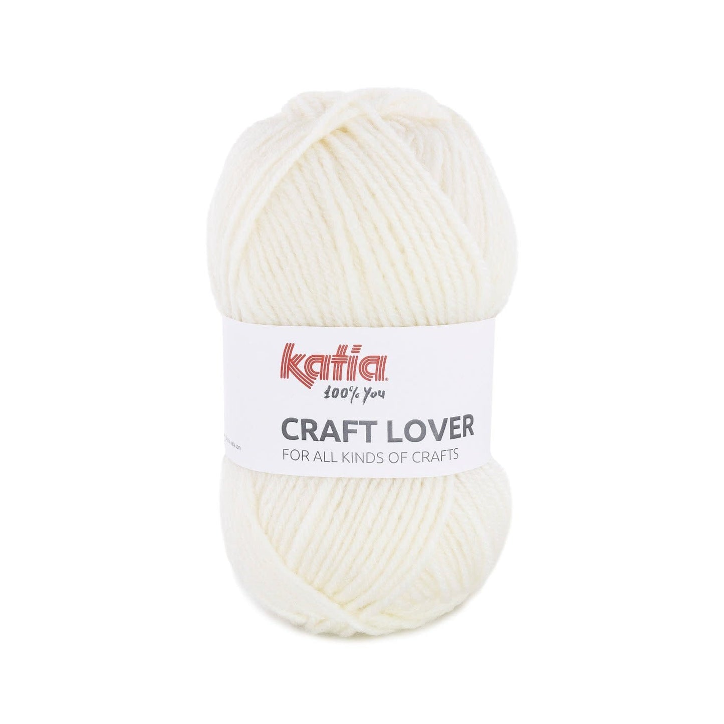Katia Craft Lover breigaren ecru - geschikt voor gestreepte accessoires