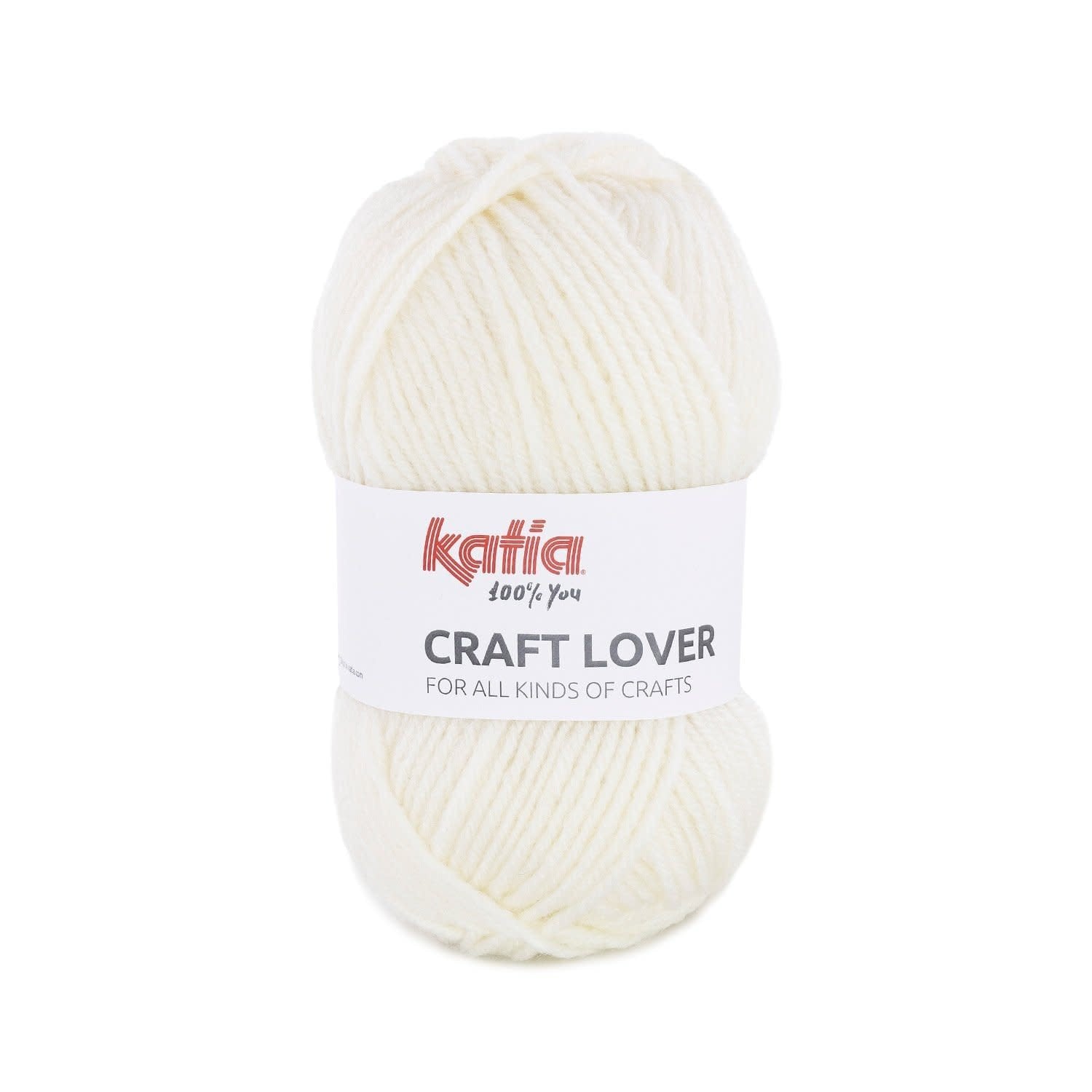 Katia Craft Lover breigaren ecru - geschikt voor gestreepte accessoires