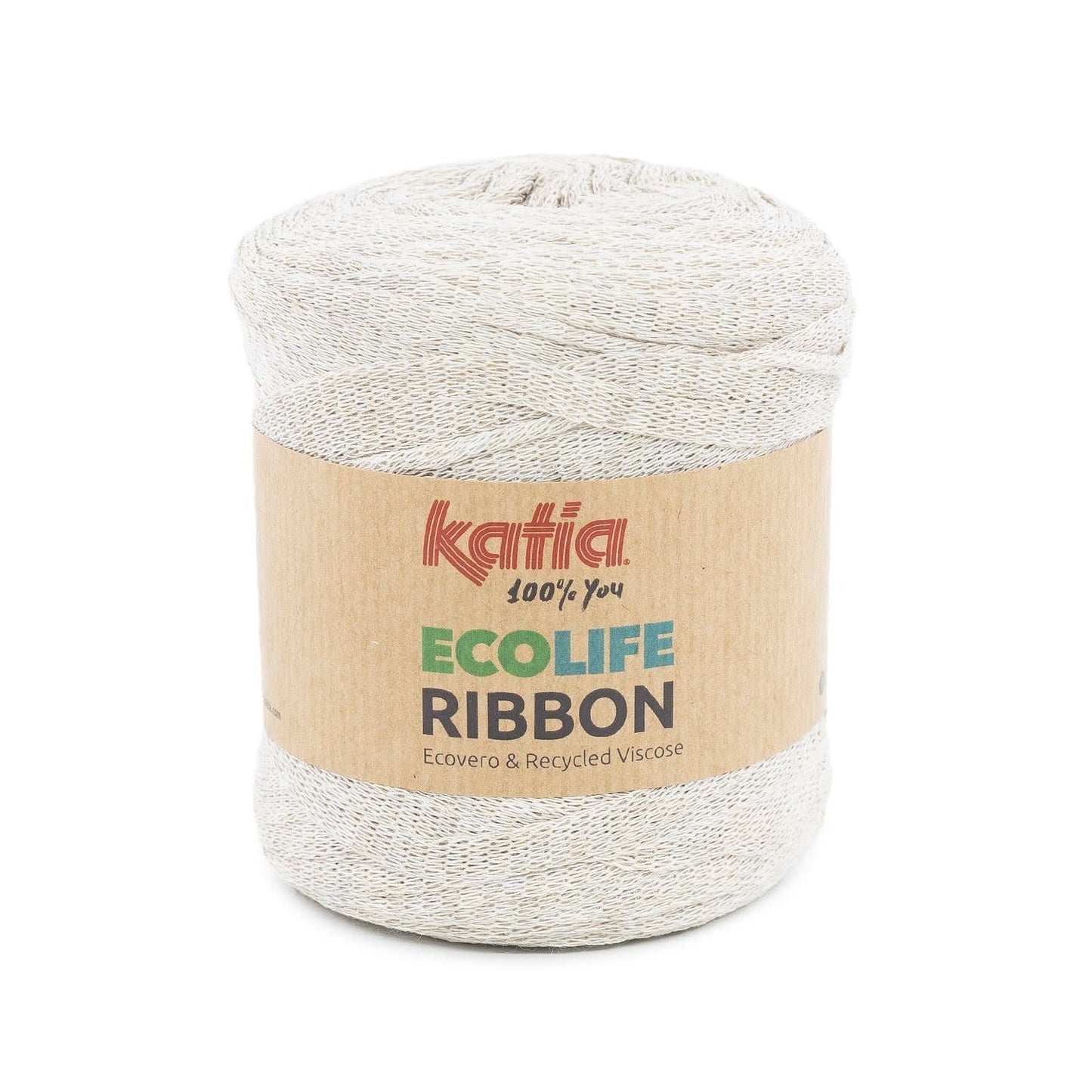 Katia Ecolife Ribbon beige – Soepel garen voor creatieve projecten