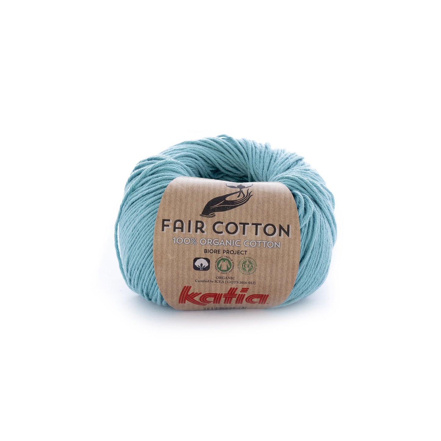 Katia Fair Cotton haakgaren turquoise – ademend katoen voor zomerse projecten