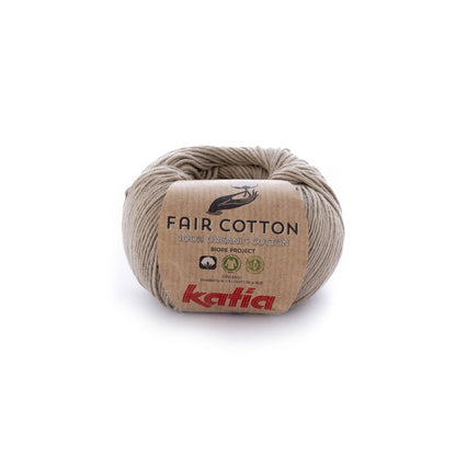 Katia Fair Cotton breigaren reebruin – milieuvriendelijk katoen voor comfortabele projecten