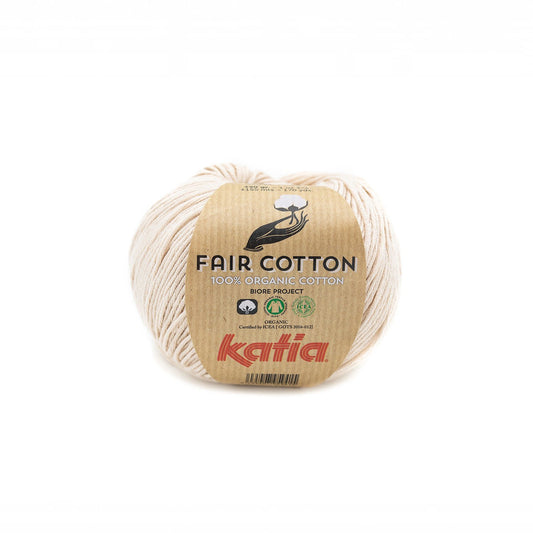 Katia Fair Cotton breigaren beige – milieuvriendelijk katoen voor comfortabele projecten
