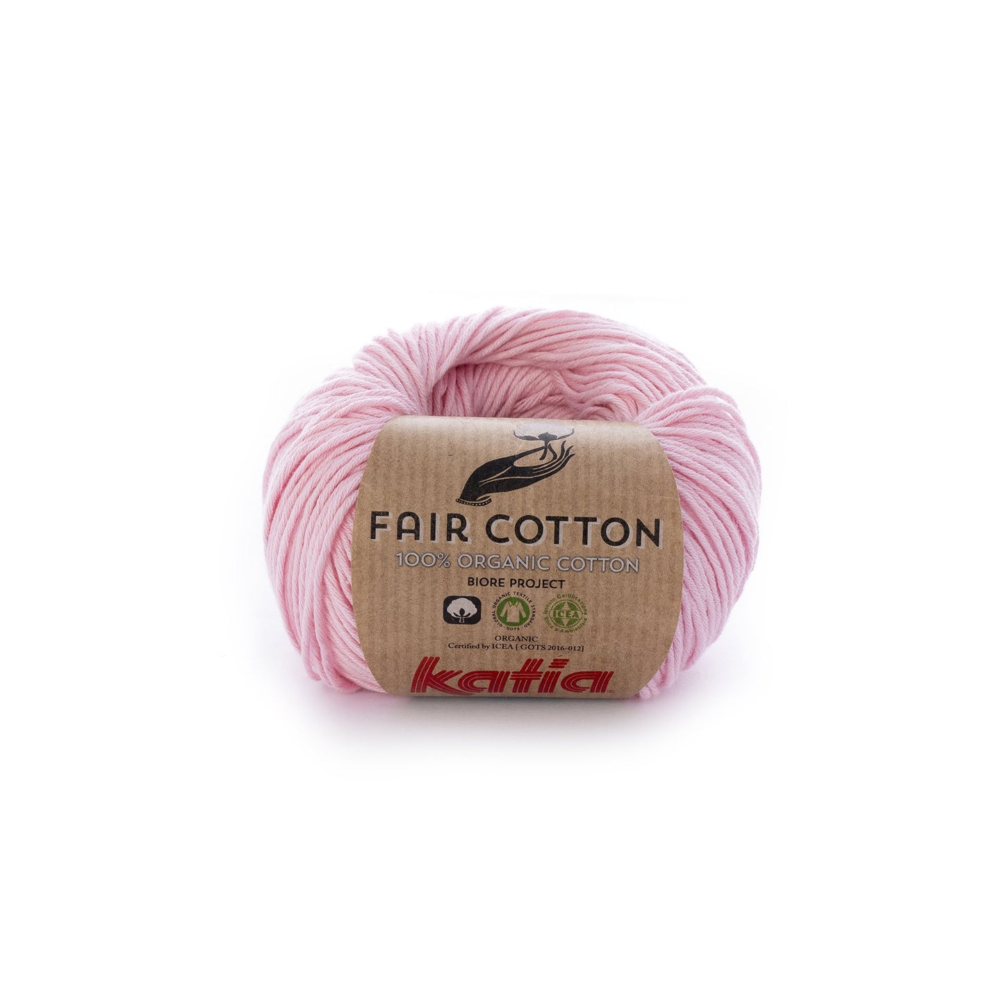 Katia Fair Cotton breigaren baby roze – milieuvriendelijk katoen voor comfortabele kleding