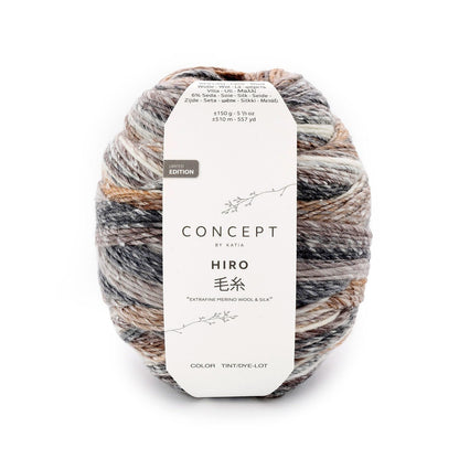 Katia Hiro breigaren in kleur 203 - luxe Merino wol & zijde garen