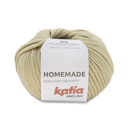 Katia Homemade breigaren in kleur 108 - 68% katoen, 32% polyamide voor woonaccessoires