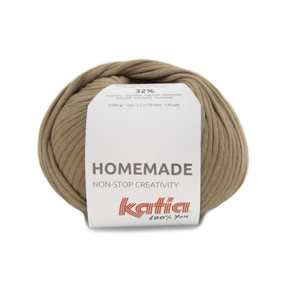 Katia Homemade breigaren in kleur 109 - 68% katoen, 32% polyamide voor woonaccessoires