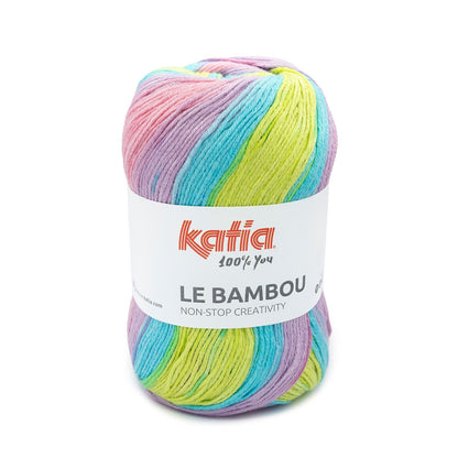 Katia Le Bambou haakgaren kleur 101 – ideaal voor ademende zomeroutfits