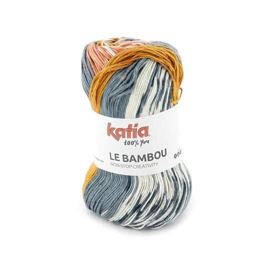 Katia Le Bambou haakgaren kleur 200 – zacht katoen-viscose mengsel voor zomerse kleding
