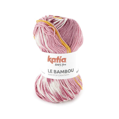 Katia Le Bambou haakgaren kleur 201 – ideaal voor ademende zomeroutfits