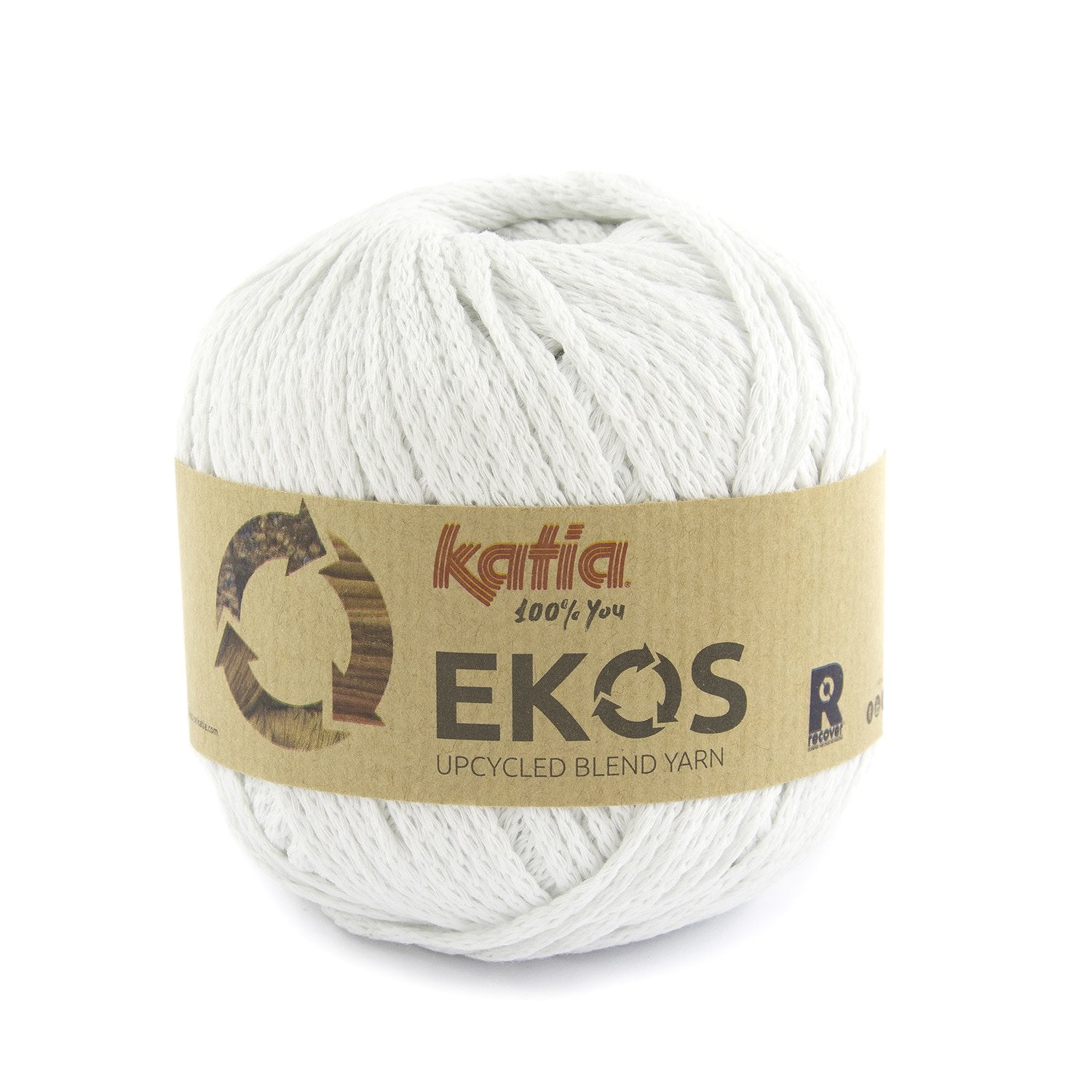 Katia New Ekos breigaren wit – duurzaam garen voor breien en haken