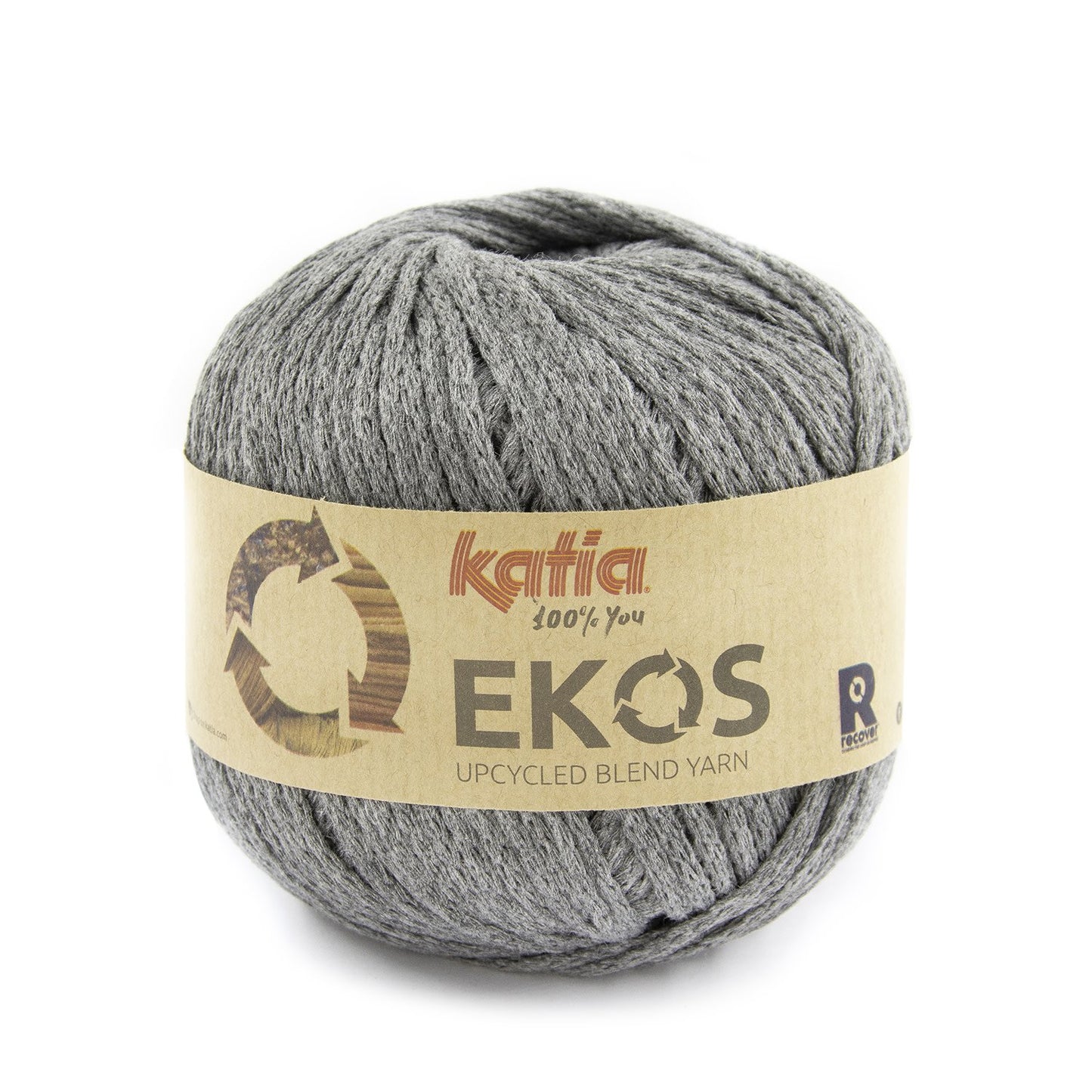Katia New Ekos breigaren donkergrijs – gerecycled garen voor duurzame projecten