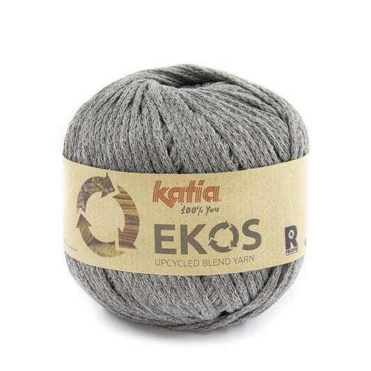 Katia New Ekos breigaren donkergrijs – gerecycled garen voor duurzame projecten
