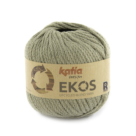 Katia New Ekos breigaren bleekgroen – duurzaam garen voor creaties