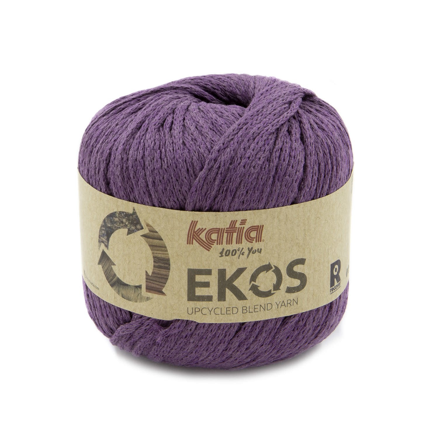Katia New Ekos breigaren paars – milieuvriendelijk garen voor brei- en haakprojecten