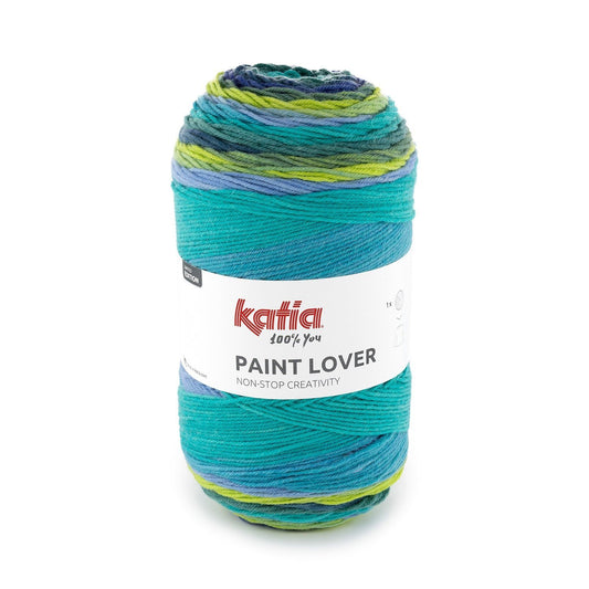 Katia Paint Lover breigaren kleur 500 – Wol-acryl mengsel met speels kleurverloop