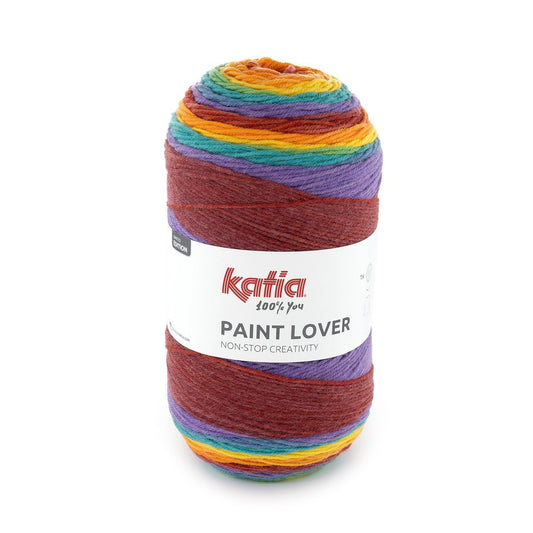 Katia Paint Lover breigaren kleur 501 – Wol-acryl mengsel met speels kleurverloop