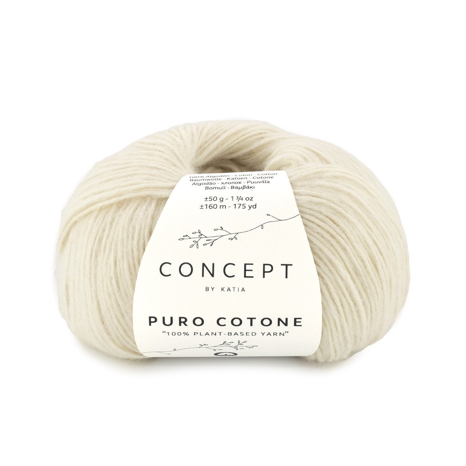 Katia Puro Cotone in Ecru – Ademend katoengaren voor zomerse projecten