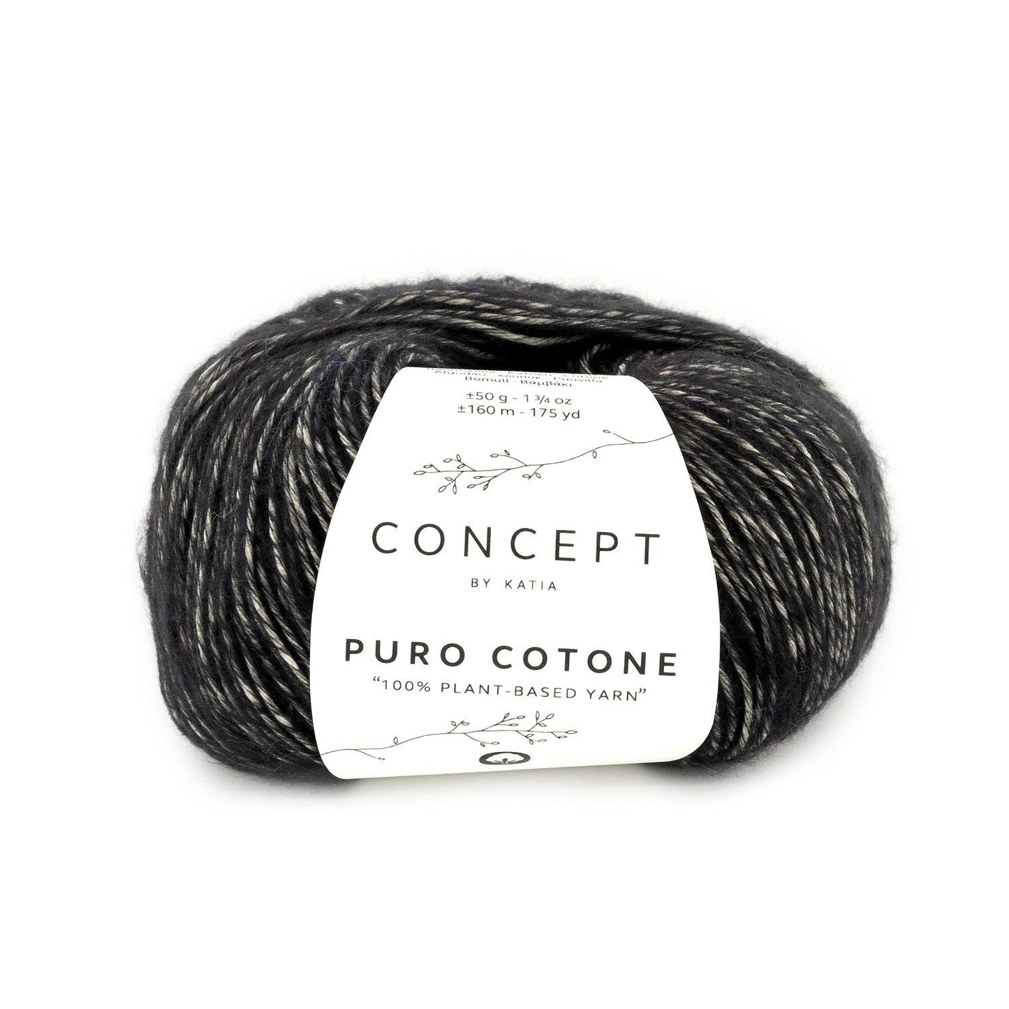 Katia Puro Cotone in Zwart – Elegant katoengaren voor stijlvolle creaties