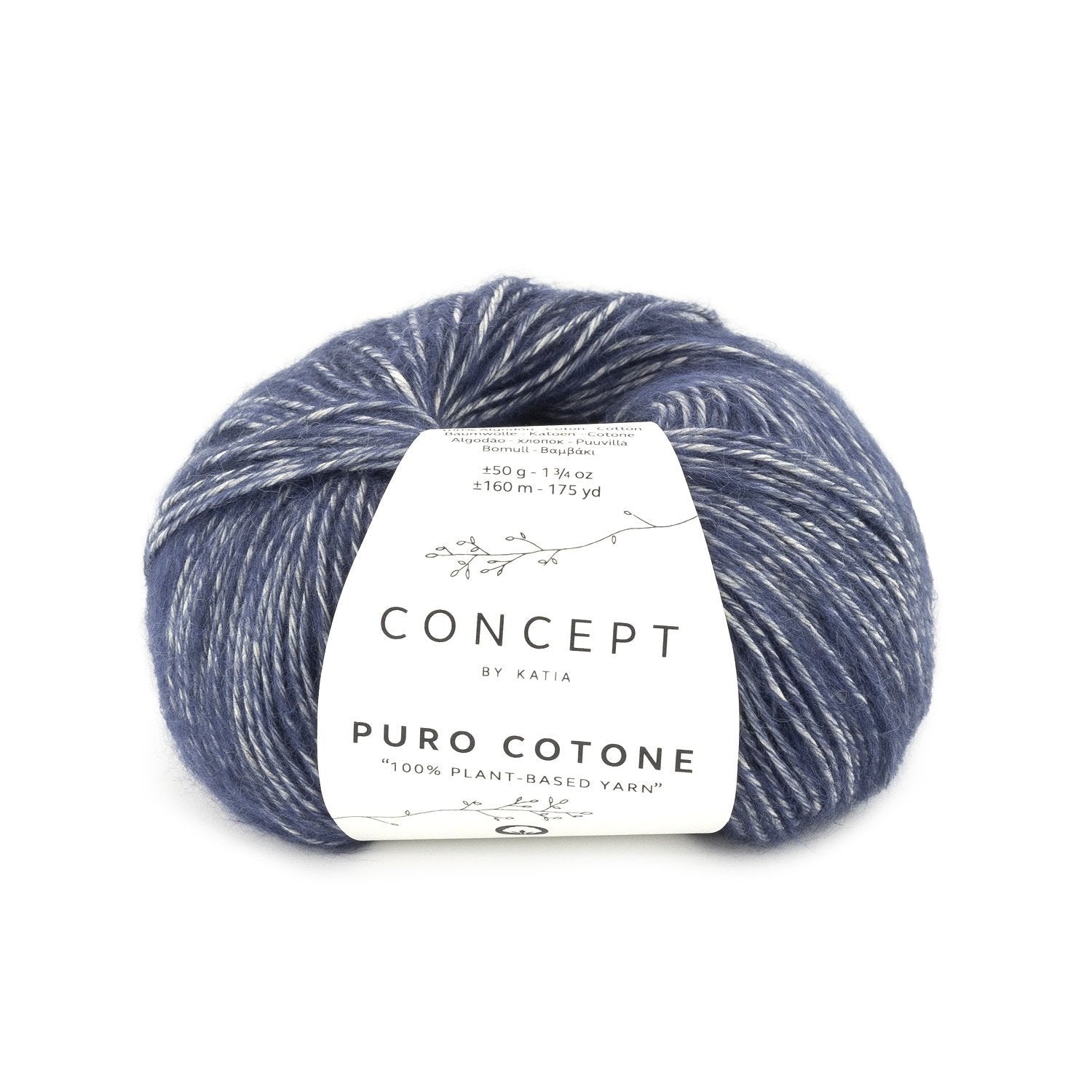 Katia Puro Cotone in Nacht Blauw – Ademend katoengaren voor zomerse ontwerpen