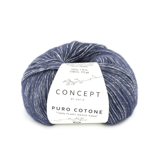 Katia Puro Cotone in Nacht Blauw – Ademend katoengaren voor zomerse ontwerpen