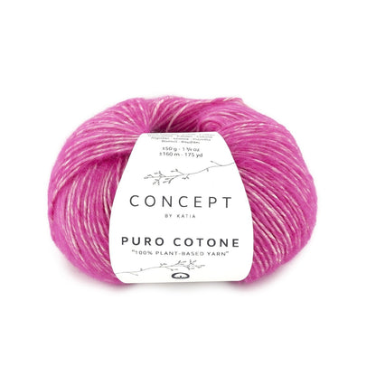 Katia Puro Cotone in Fuchsia – Vibrant katoengaren voor stijlvolle ontwerpen