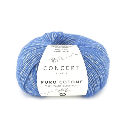Katia Puro Cotone in Koningsblauw – Elegant katoengaren voor tijdloze creaties