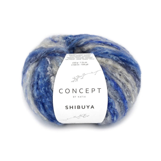 Katia Shibuya wol- en haakgaren in Blauw-Grijs – ideaal voor herfstprojecten