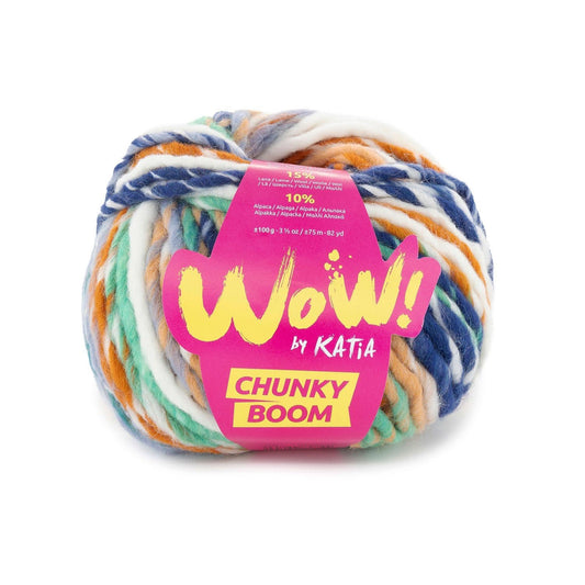 Katia WOW Chunky Boom in kleur 307 - Makkelijk te verwerken chunky garen