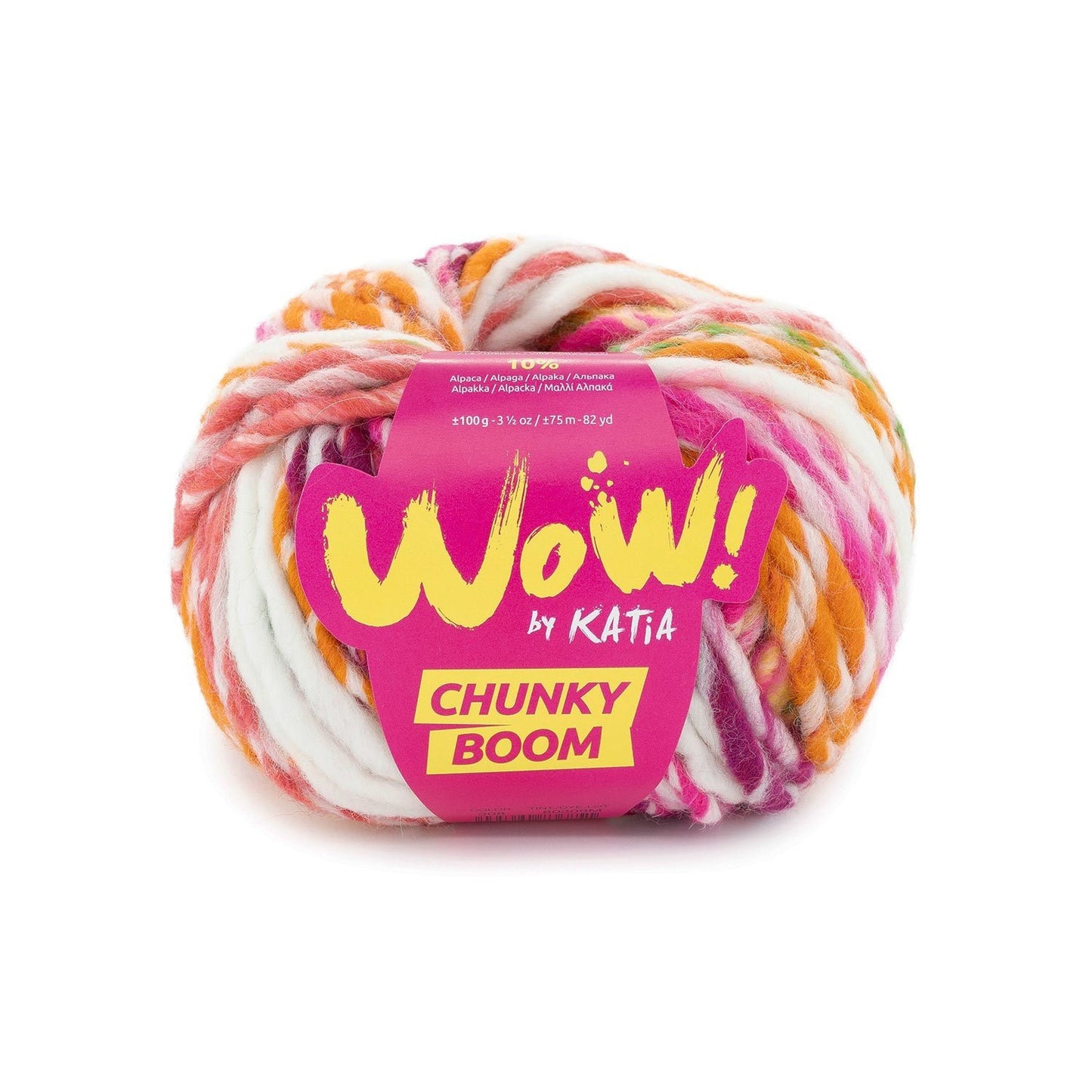 Katia WOW Chunky Boom in kleur 308 - Stoer en grof garen voor chunky projecten