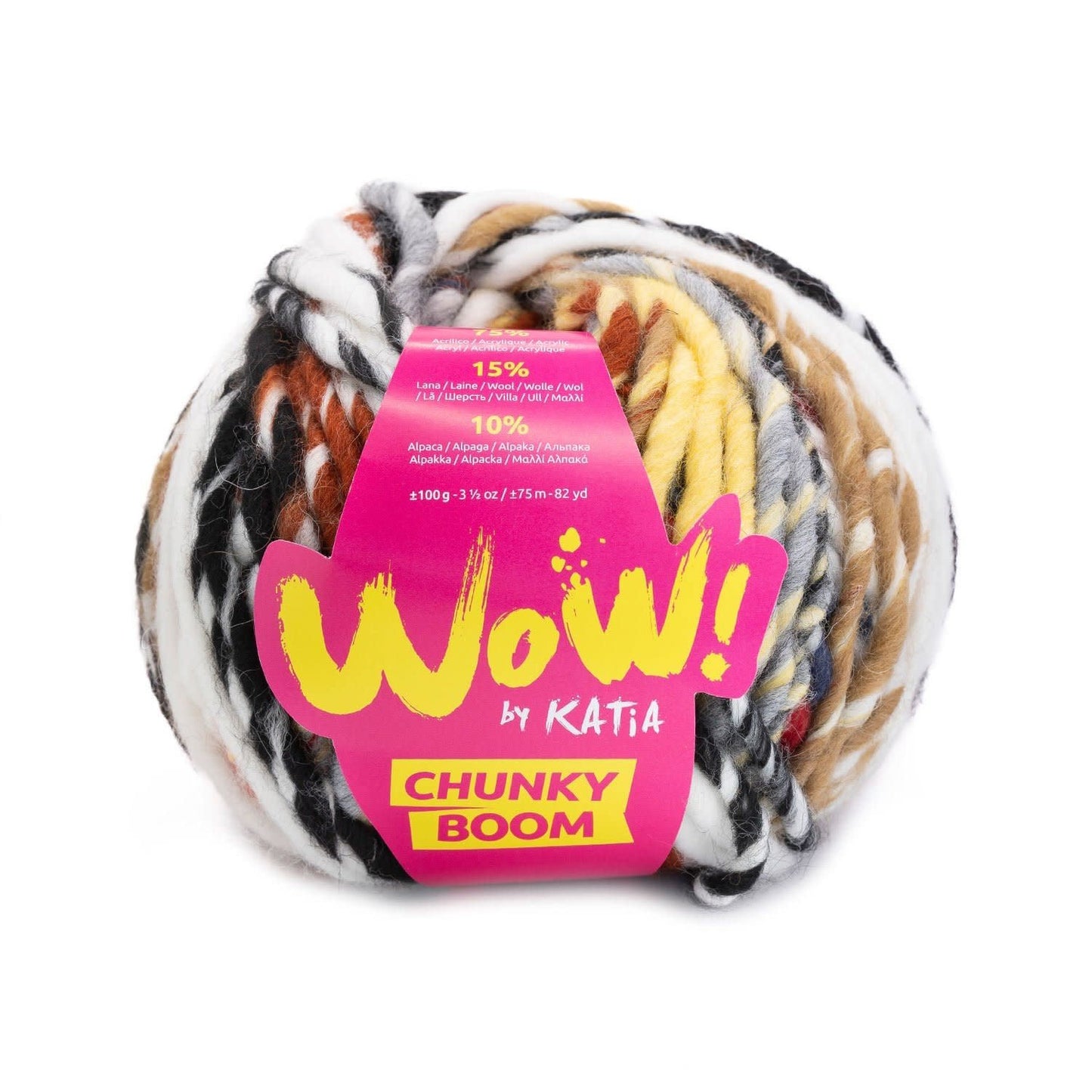 Katia WOW Chunky Boom in kleur 303 - Makkelijk te verwerken chunky garen