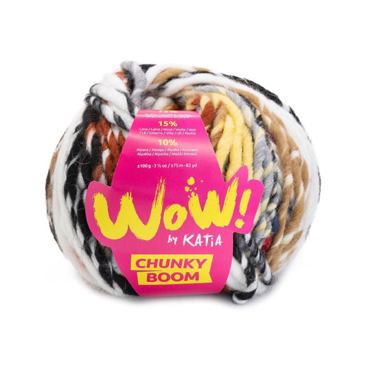 Katia WOW Chunky Boom in kleur 303 - Makkelijk te verwerken chunky garen