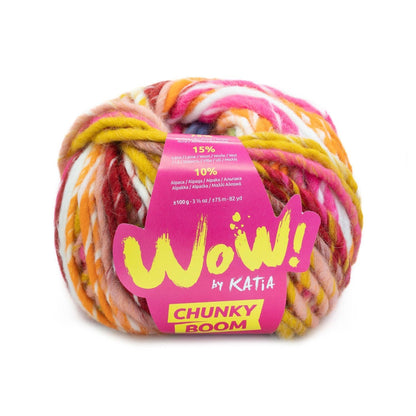 Katia WOW Chunky Boom in kleur 306 - Perfect voor dekens en mutsen