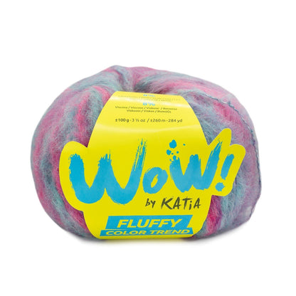 Katia WOW! Fluffy Color Trend 300 – Pluizig breigaren voor warme projecten